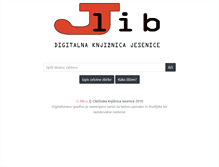 Tablet Screenshot of jlib.si